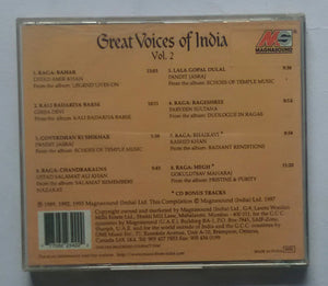 Great Voices Of India - Vol : 2