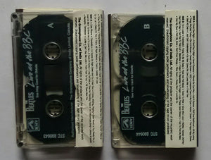 The Beatles " Live at The BBC " Two Set Cassette "