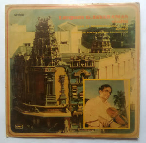 Lalgudi G. Jayaraman " Violin " Live At Shanmukhananda Hall Bombay ( Sri Sankara Mattham Building Fund )