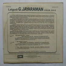 Lalgudi G. Jayaraman - Violin Solo