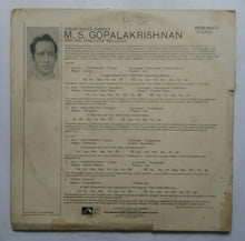 M. S. Gopalakrishnan " Violin "