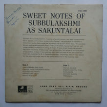 Sakuntalai " Tamil Film Song " Sweet Notes Of Subbulakshmi