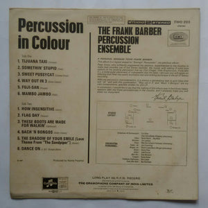 Percussion in Colour " The Frank Barber Percussion Ensemble "