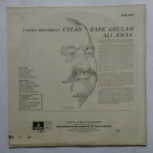 Padma Bhooshan Ustad Bade Ghulam Ali Khan " Featuring Aaye Na Balam... "