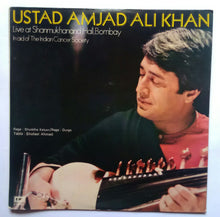 Ustad Amjad Ali Khan - Live At Shanmukhanad Hall Bombay, In Aid Of India Cancer Society " Instrument Classical "