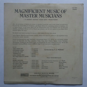 Magnificent Music Of Master Musicals - S. D. Burman , Roshan , Vasant Desai , Madan Mohan .( Conducted by : Y. S. Moolky ) Instrumental