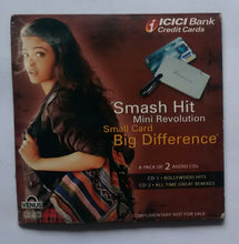 Smash Hit " Nini Revolution - Small Card Big Difference " A Pack Of 2 Audio CD's ( CD 1: Bollywood Hits, CD 2: All Time Great Remixes )
