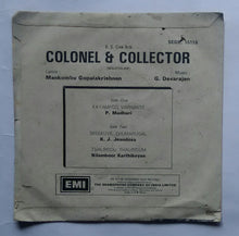 Colonel & Collector ( EP , 45 RPM ) Music : G. Devarajan " Malayalam "
