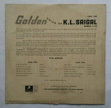 Memories Of Greatness - The Golden Voice Of K. L. Saigal " Volume : 2 "