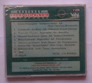 Rhapsody " Kadri Gopalnath " Saxophone