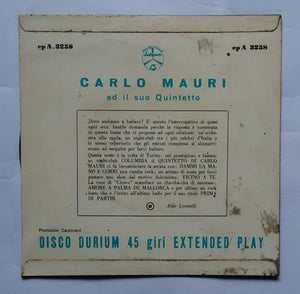 Carlo Mauri - Con il suo quintetto " EP , 45 RPM "