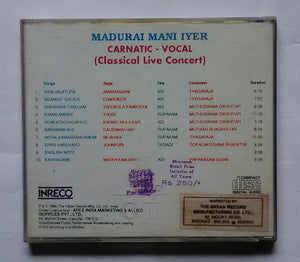 Madurai Mani Uyer - Carnatic Vocal ( Classical Live Concert )