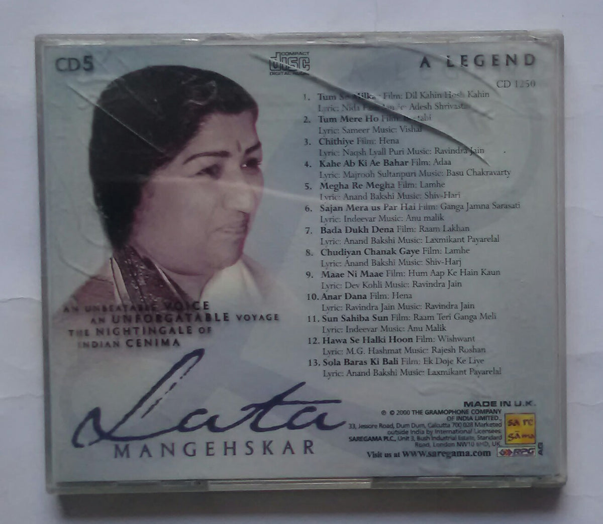 Legends - Lata Mangeshkar 