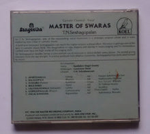 The Master Of Swaras - T. N. Seshagopalan " Carnatic Ckassical Vocal "